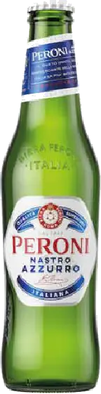 Een fles Peroni, uit het schap in de winkel in Bathmen