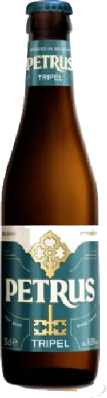 Een fles Petrus, uit het schap in de winkel in Bathmen