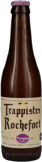 Een fles Rochefort, uit het schap in de winkel in Bathmen