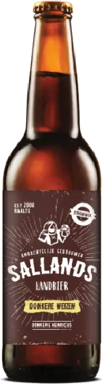 Een fles Sallands, uit het schap in de winkel in Bathmen