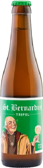 Een fles St. Bernardus, uit het schap in de winkel in Bathmen
