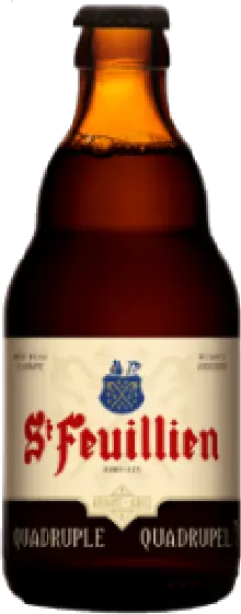Een fles St. Feuillien, uit het schap in de winkel in Bathmen
