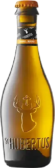Een fles St. Hubertus, uit het schap in de winkel in Bathmen