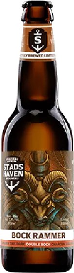 Een fles Stadshaven, uit het schap in de winkel in Bathmen