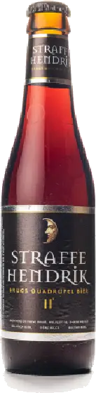 Een fles Straffe Hendrik, uit het schap in de winkel in Bathmen