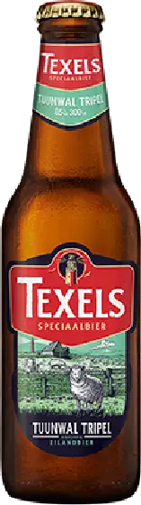 Een fles Texels, uit het schap in de winkel in Bathmen