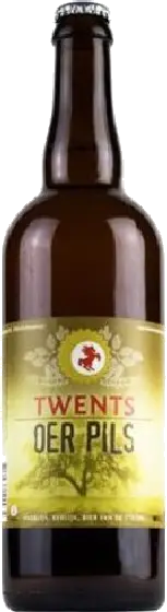 Een fles Twents, uit het schap in de winkel in Bathmen