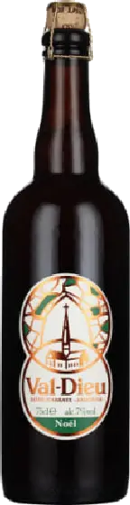 Een fles Val-Dieu, uit het schap in de winkel in Bathmen