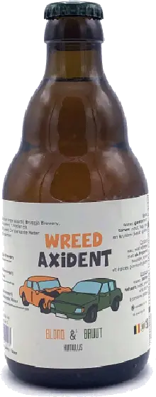 Een fles WREED, uit het schap in de winkel in Bathmen
