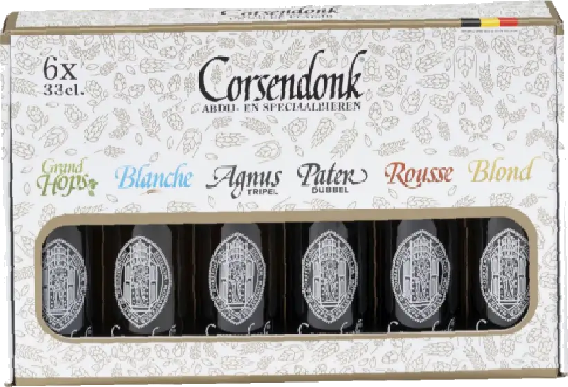 Een fles Corsendonk, uit het schap in de winkel in Bathmen