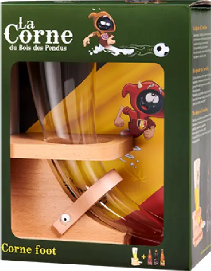 Een fles La Corne, uit het schap in de winkel in Bathmen