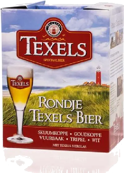 Een fles Texels, uit het schap in de winkel in Bathmen