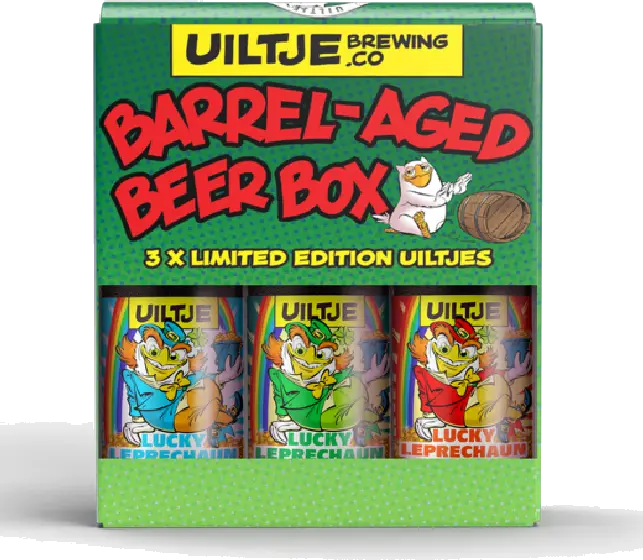 Een fles Uiltje, uit het schap in de winkel in Bathmen