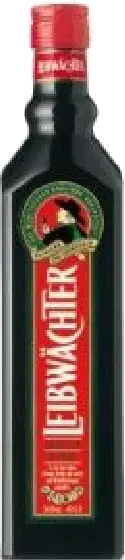Een fles Leibwachter, uit het schap in de winkel in Bathmen