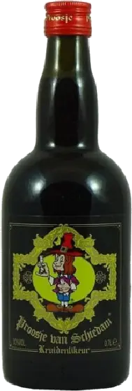 Een fles Proosje, uit het schap in de winkel in Bathmen