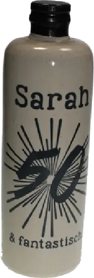 Een fles Sarah, uit het schap in de winkel in Bathmen