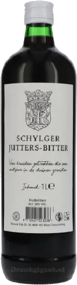 Een fles Schylger, uit het schap in de winkel in Bathmen