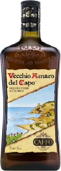 Een fles Vecchio Amaro, uit het schap in de winkel in Bathmen
