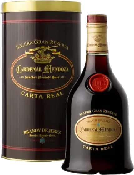 Een fles Cardenal Mendoza, uit het schap in de winkel in Bathmen