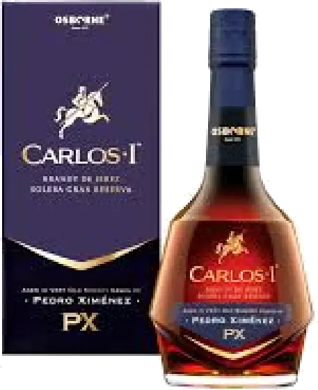 Een fles Carlos, uit het schap in de winkel in Bathmen
