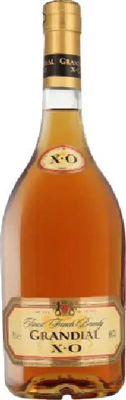 Een fles Grandial, uit het schap in de winkel in Bathmen