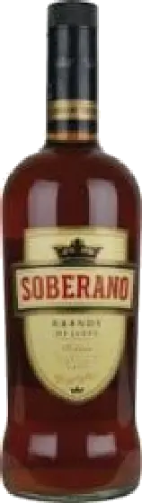 Een fles Soberano, uit het schap in de winkel in Bathmen
