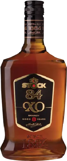 Een fles Stock 84, uit het schap in de winkel in Bathmen