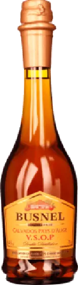 Een fles Busnel, uit het schap in de winkel in Bathmen
