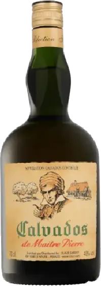Een fles Maitre, uit het schap in de winkel in Bathmen