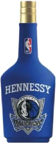 Een fles Hennessy, uit het schap in de winkel in Bathmen
