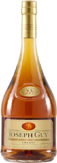Een fles Joseph Guy, uit het schap in de winkel in Bathmen