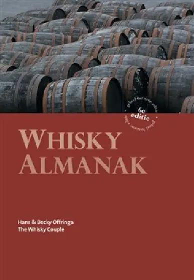 Een fles Whisky Almanak Hans, uit het schap in de winkel in Bathmen