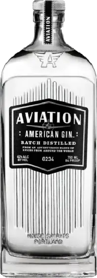 Een fles Aviation, uit het schap in de winkel in Bathmen