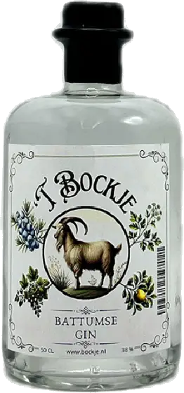 Een fles Battumse, uit het schap in de winkel in Bathmen