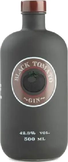 Een fles Black Tomato, uit het schap in de winkel in Bathmen
