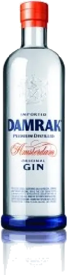 Een fles Damrak, uit het schap in de winkel in Bathmen