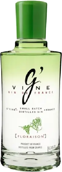 Een fles G-Vine, uit het schap in de winkel in Bathmen