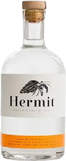 Een fles Hermit, uit het schap in de winkel in Bathmen