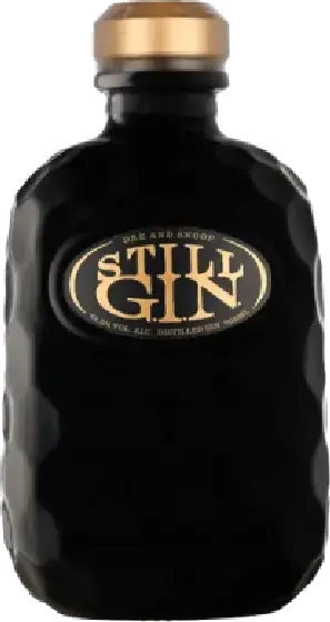 Een fles Still G.I.N., uit het schap in de winkel in Bathmen