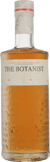 Een fles The Botanist, uit het schap in de winkel in Bathmen