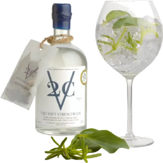Een fles V2C, uit het schap in de winkel in Bathmen