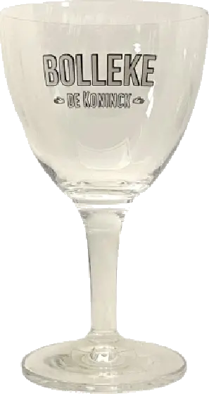 Een glas van De Koninck, uit het schap in de winkel in Bathmen