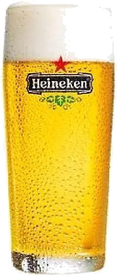 Een glas van Heineken, uit het schap in de winkel in Bathmen