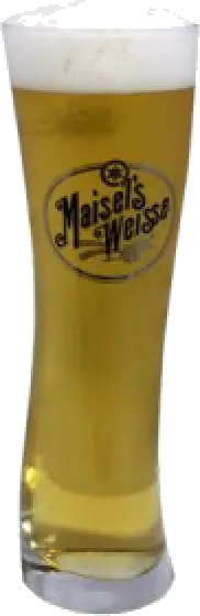 Een glas van Maisel's, uit het schap in de winkel in Bathmen
