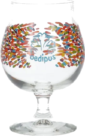 Een glas van Oedipus, uit het schap in de winkel in Bathmen