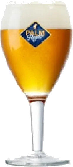 Een glas van Palm, uit het schap in de winkel in Bathmen