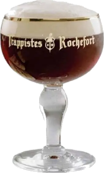 Een glas van Rochefort, uit het schap in de winkel in Bathmen