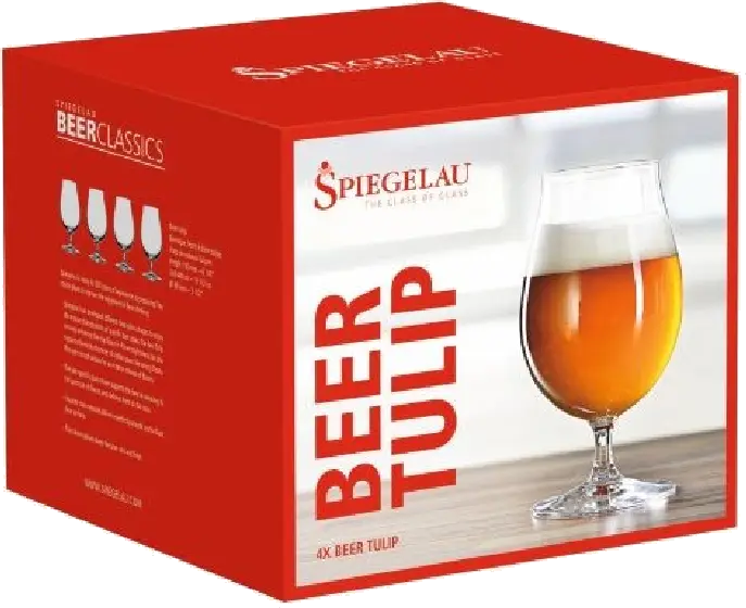 Een glas van Spiegelau, uit het schap in de winkel in Bathmen