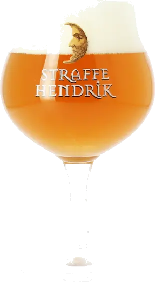 Een glas van Straffe Hendrik, uit het schap in de winkel in Bathmen