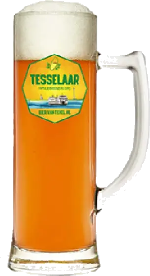 Een glas van Tesselaar, uit het schap in de winkel in Bathmen